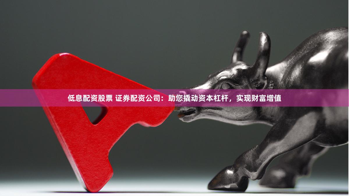 低息配资股票 证券配资公司：助您撬动资本杠杆，实现财富增值